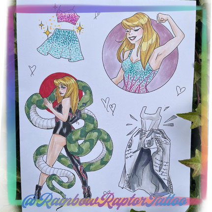 Taylor Swift Eras Tattoos Flash 2 