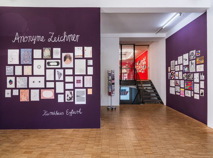 Anonyme Zeichner 2025, Kunsthaus Erfurt, Fotos: Philipp Hort