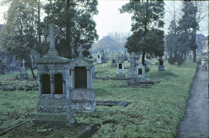 Alter Friedhof, Blickrichtung zum Leohaus - ca. 1955