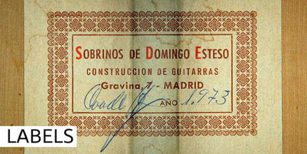 HERMANOS CONDE - SOBRINOS DE DOMINGO ESTESO - LABEL - ETIKETTEN - ETIQUETA