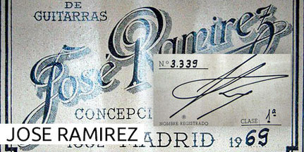 Jose Ramirez Guitars Museum Archive Gitarre