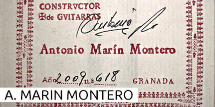 Antonio Marin Montero Guitars Museum Archive Gitarre