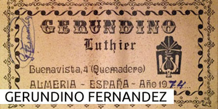 Gerundino Fernandez Guitars Museum Archive Gitarre