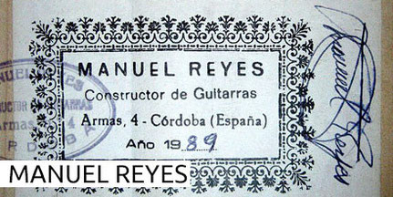 MANUEL REYES - GUITAR - GITARRE - GUITARRA