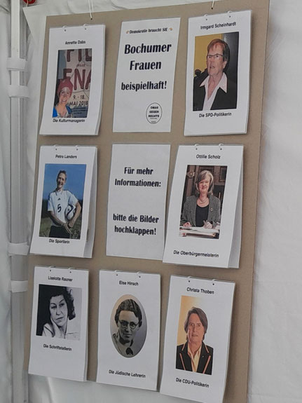 Foto: Susanne Leja, Stand zum Internationalen Frauentag, Bochum 2025
