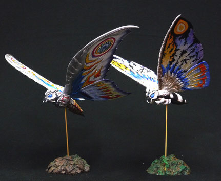 【しょうこ】ラドン1993　レインボーモスラ　バラン　小改造リペイント品 東宝怪獣コレクション モスラ1992 | 怪獣玩具に魅せられて