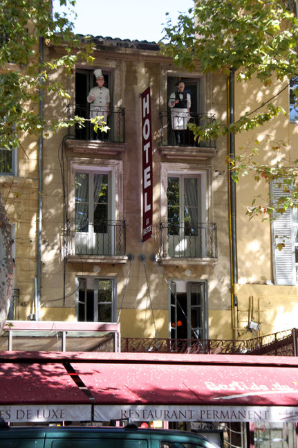 Bild: Cours Mirabeau in Aix-en-Provence