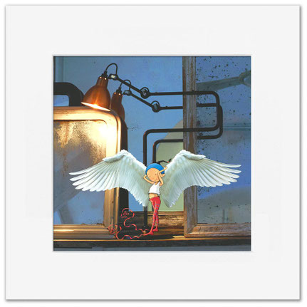 Timeliot a de grandes ailes comme un ange