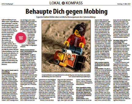 gegen Mobbing, Stefanie Vollenberg, Lokalkompass, Lego