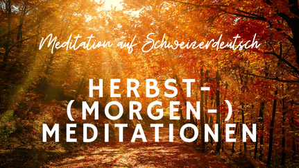 Online-Morgen-Meditationen zum Thema Herbst - von Meditation in Motion, Studio in Zürich Oerlikon