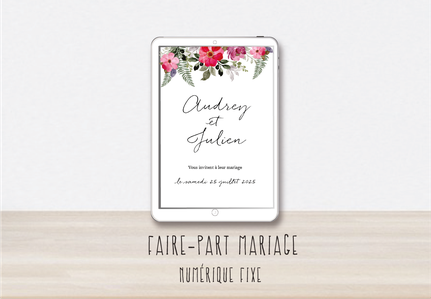 faire part mariage