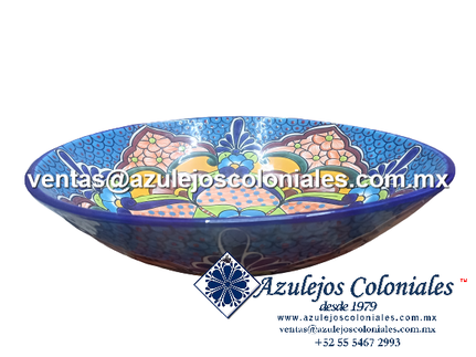 <img src="lavamanos Aguamanil decorado de talavera.jpg" alt=" Lavabo Decorado Colibrí Modelo Aguamanil para sobre poner, hecho y decorado en México 100% a mano" />