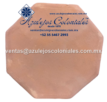 <img src="Loseta Cuadrada de Barro al Natural.jpg" alt=" Loseta Octagonal de Barro al Natural hecha en México 100% a mano" />