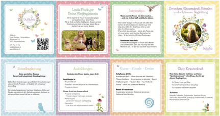 Druckatelier46 Zickzack-Flyer 8-seitig für Duftkreis Münchenbuchsee
