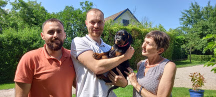 Maxime, Eric, Amber et Chantal