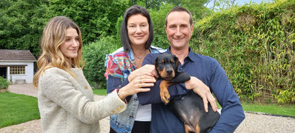 Inès, Corinne, Alba et Pierre-Emmanuel