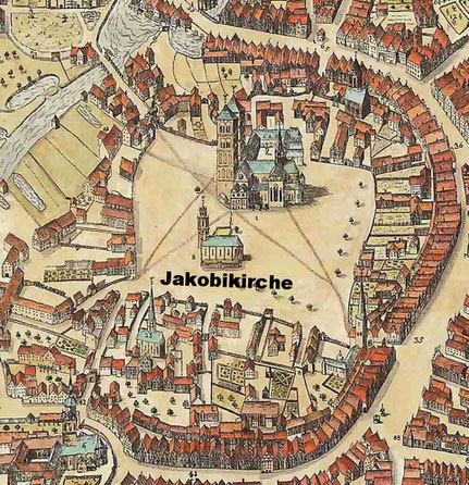 Aussschnitt Alerdinck-Plan 1636