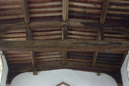 The 1750 roof - image from the Southwell & Nottingham Church History Project