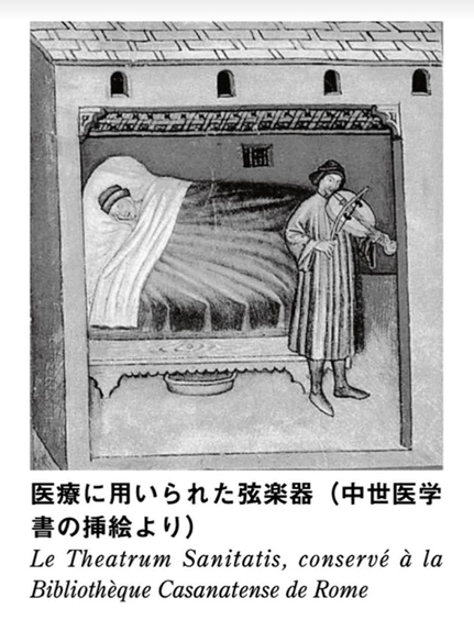 中世の音楽療法