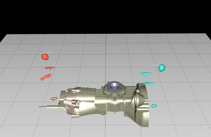VR空間を共有しているイメージ図