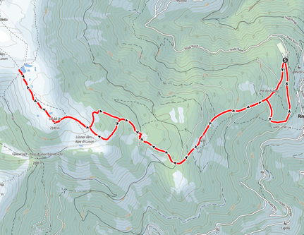 Col dal Lé, Glittnersee, Welschellner Alm, Welschellen, Pre da Rungg, Dolomiten, Wandern, Italien, Urlaub