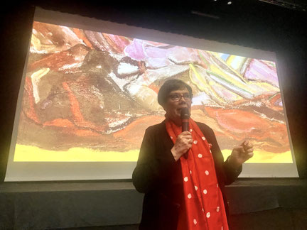 Esperanza Muñoz évoque  le développement et la diversité représentés par le cinéma argentin. Photos Jean-Louis Buresi.