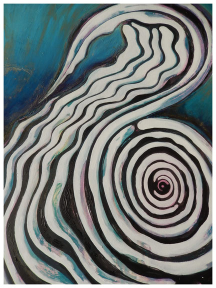 o.T., Acrylfarbe auf Keilrahmen, 70x100cm, 2013