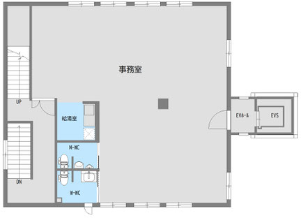 事務所間取り