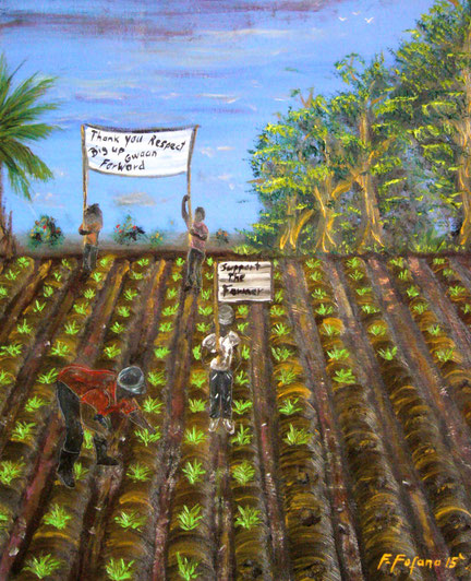 Tarrus Riley song  Farmers Anthem, painting