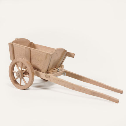 Pferdekutsche aus Holz – Pferdestall Zubehör – passend für Schleich® Pferde
