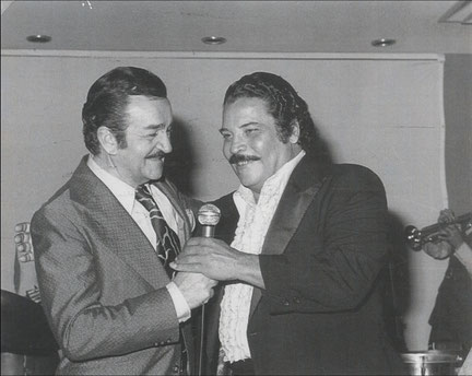 Leo Marini y Daniel Santos, grandes amigos.