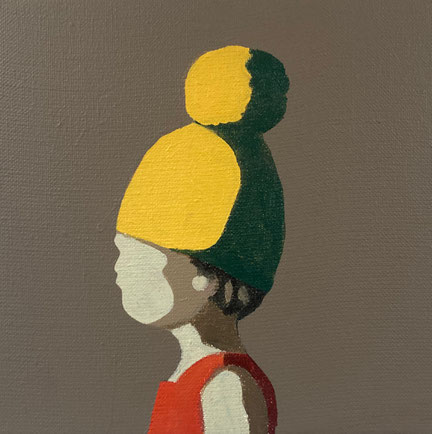 big bobble - Acryl auf Leinwand, 20x20cm, 2022 | verkauft