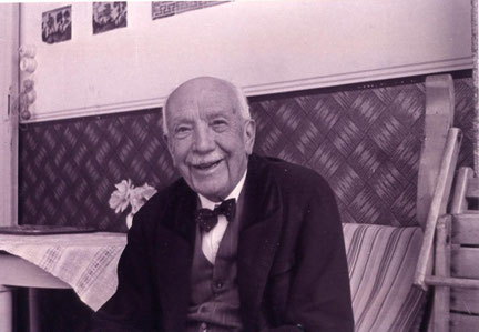 Richard Strauss in seinem Haus in Garmisch 1945 (Foto von John de Lancie, mit freundlicher Genehmigung von Alex Ross)