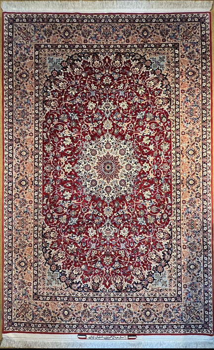 ｴｽﾌｧﾊﾝ ESFAHAN SADEGH SEIRAFIAN　OLD 新品未使用サディグ セイラフィアン工房 DOZAR ドザールサイズ