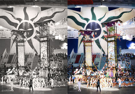 1970（昭和45）年7月1日、大阪万博お祭り広場