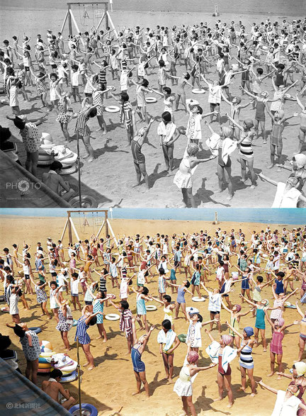 1962（昭和37）年7月17日、金沢市粟崎海水浴場