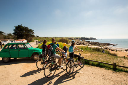 Idées de séjour sportif en itinérance, en groupe à vélo, entre Saumur et la Vendée bord de mer, sur la Loire à Vélo et Vélodysée