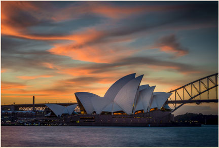 Sunset Sydney Opera, Sunset Mrs. Macquarie's Chair, Mrs Macquaries Chair