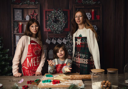 photographe famille pour shooting photo Noël situé à Saint Pathus en Seine et Marne, limitrophe de l'Oise