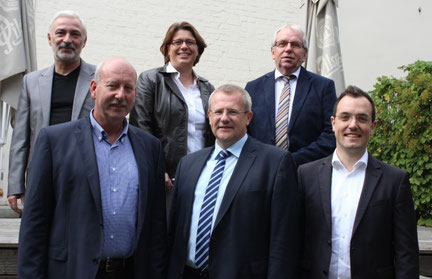v.l. Günter Dubber, Wilhelm Kastens, Ulrike Walter Alexander Blume, Hans-Georg Führinger und Steffen Gärtner (nicht auf dem Bild Alexander Schwake)