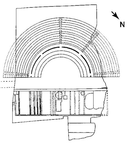 Lecce : Plan du théâtre