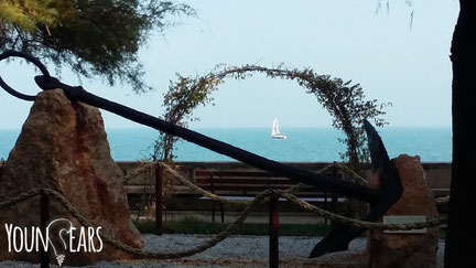 Scorcio dei "giardini sul mare" - Trani