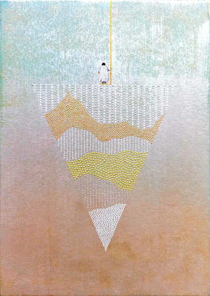 「Sentinel - Triangle」 アクリル　257×182mm 　84,700(税込)
