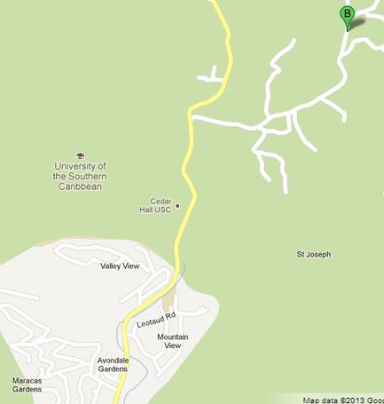 University of the Southern Caribbean to Woodridge Park
