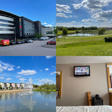 ↑ 赤狩山プロ撮影。ミルトンキーンズの風景