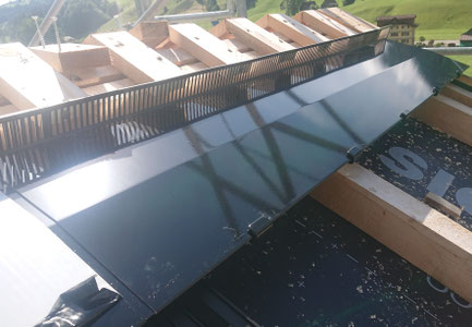 PV Entlüftungs Profil aus Besch. Aluminium 