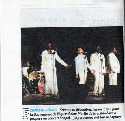 14 décembre 2016 - Le Bonhomme Picard " Concert Gospel "