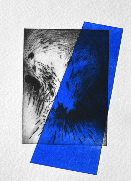 Schöpfen • 2021 • intaglio print on paper • 26,5 x 19,5 cm