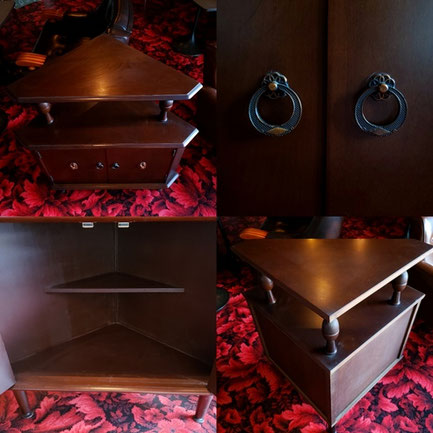 昭和レトロ家具コーナーラッククワガタ