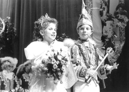 1992 / 1993 Kinderprinzenpaar Christian I. (Jung) & Katharina I. (Möller)